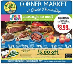Weekly ad Corner Market 08/03/2022-08/09/2022