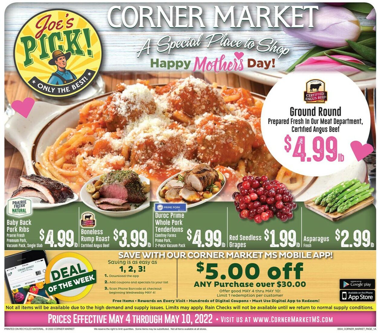 Weekly ad Corner Market 05/04/2022 - 05/10/2022