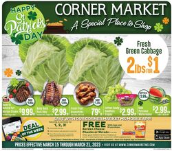 Weekly ad Corner Market 03/15/2023 - 03/21/2023