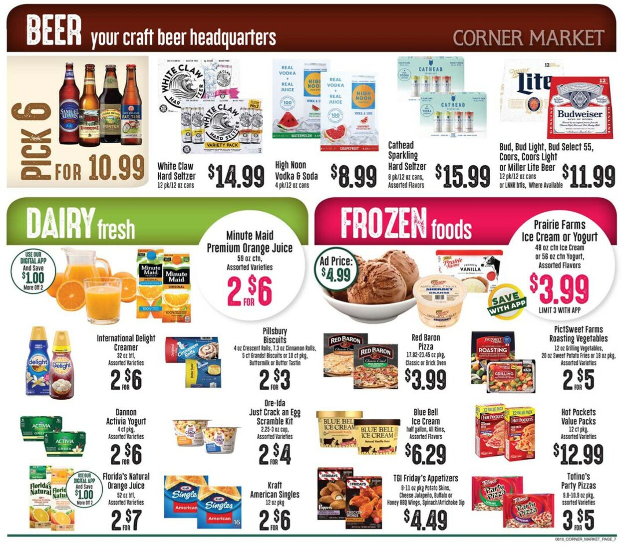 Weekly ad Corner Market 08/16/2023 - 08/22/2023