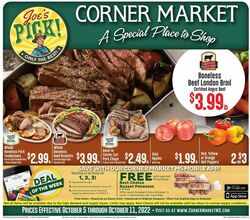Weekly ad Corner Market 10/05/2022-10/11/2022