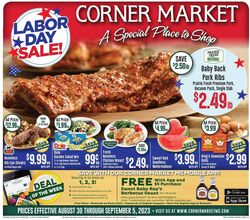Weekly ad Corner Market 08/30/2023 - 09/05/2023
