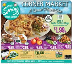 Weekly ad Corner Market 03/08/2023 - 03/14/2023