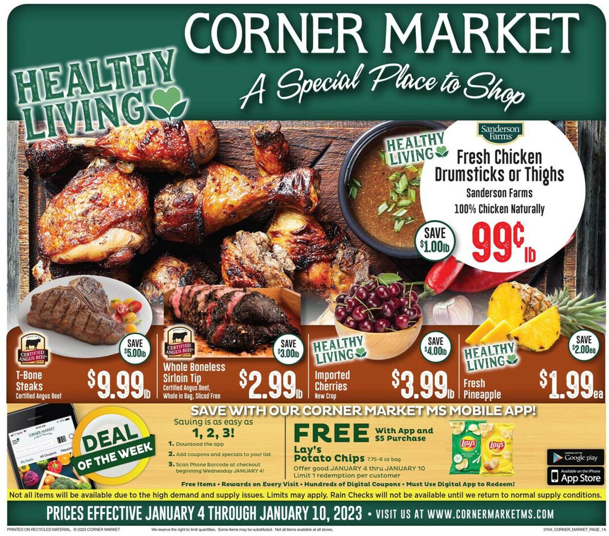 Weekly ad Corner Market 01/04/2023-01/10/2023