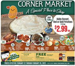 Weekly ad Corner Market 02/22/2023 - 02/28/2023