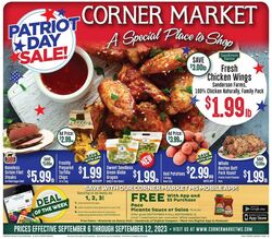 Weekly ad Corner Market 09/06/2023 - 09/12/2023
