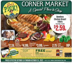 Weekly ad Corner Market 10/19/2022 - 10/25/2022