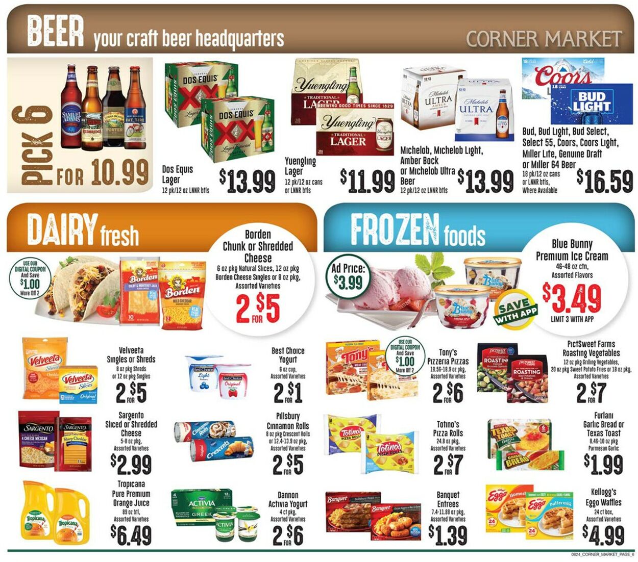 Weekly ad Corner Market 08/24/2022 - 08/30/2022