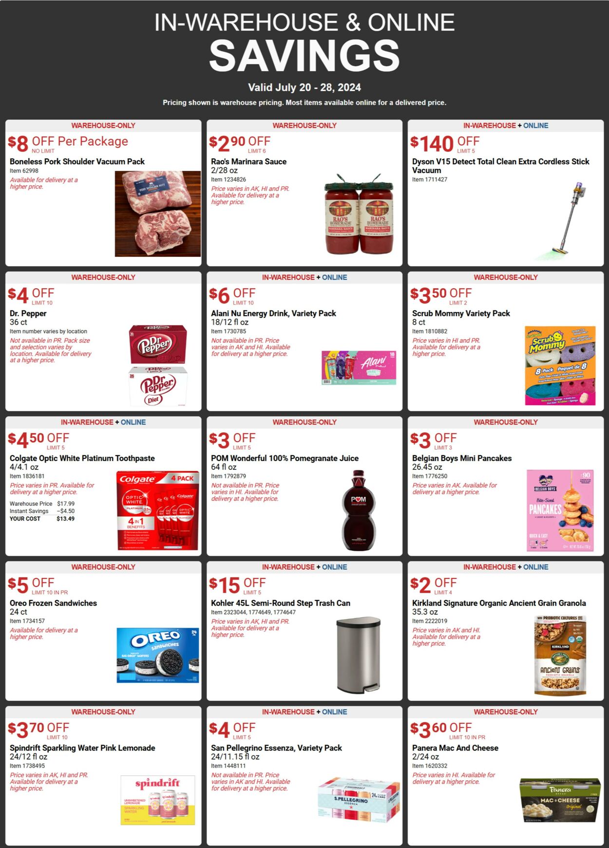 Weekly ad Costco 07/22/2024 - 07/28/2024