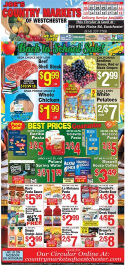 Weekly ad Country Markets of Westchester 09/27/2024 - 10/03/2024