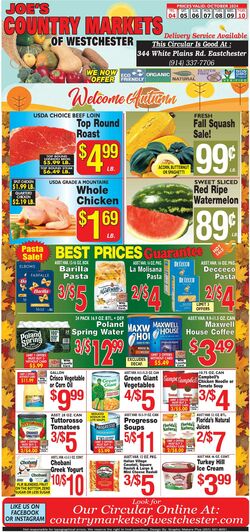 Weekly ad Country Markets of Westchester 10/25/2024 - 10/31/2024