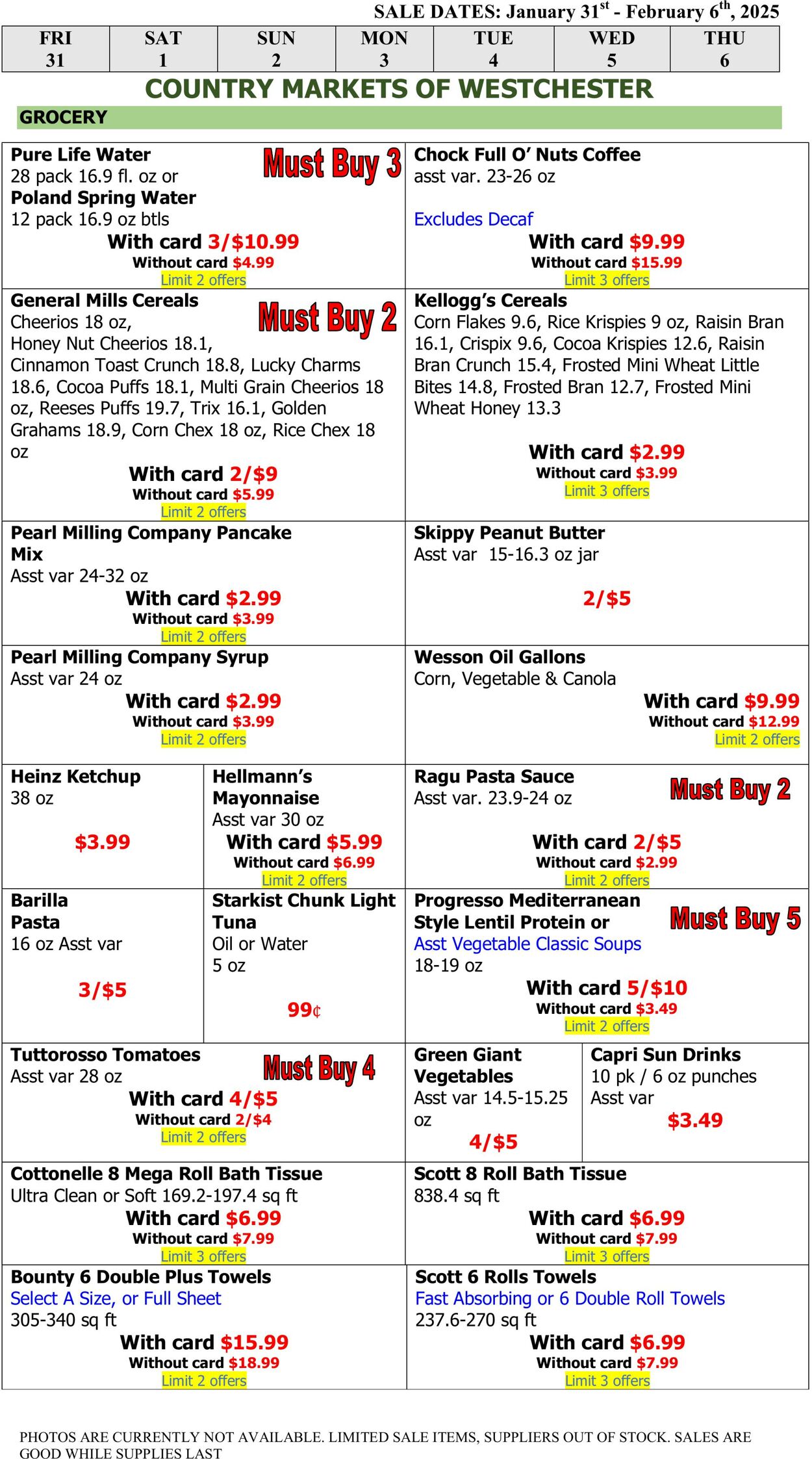 Country Markets of Westchester Promotional weekly ads