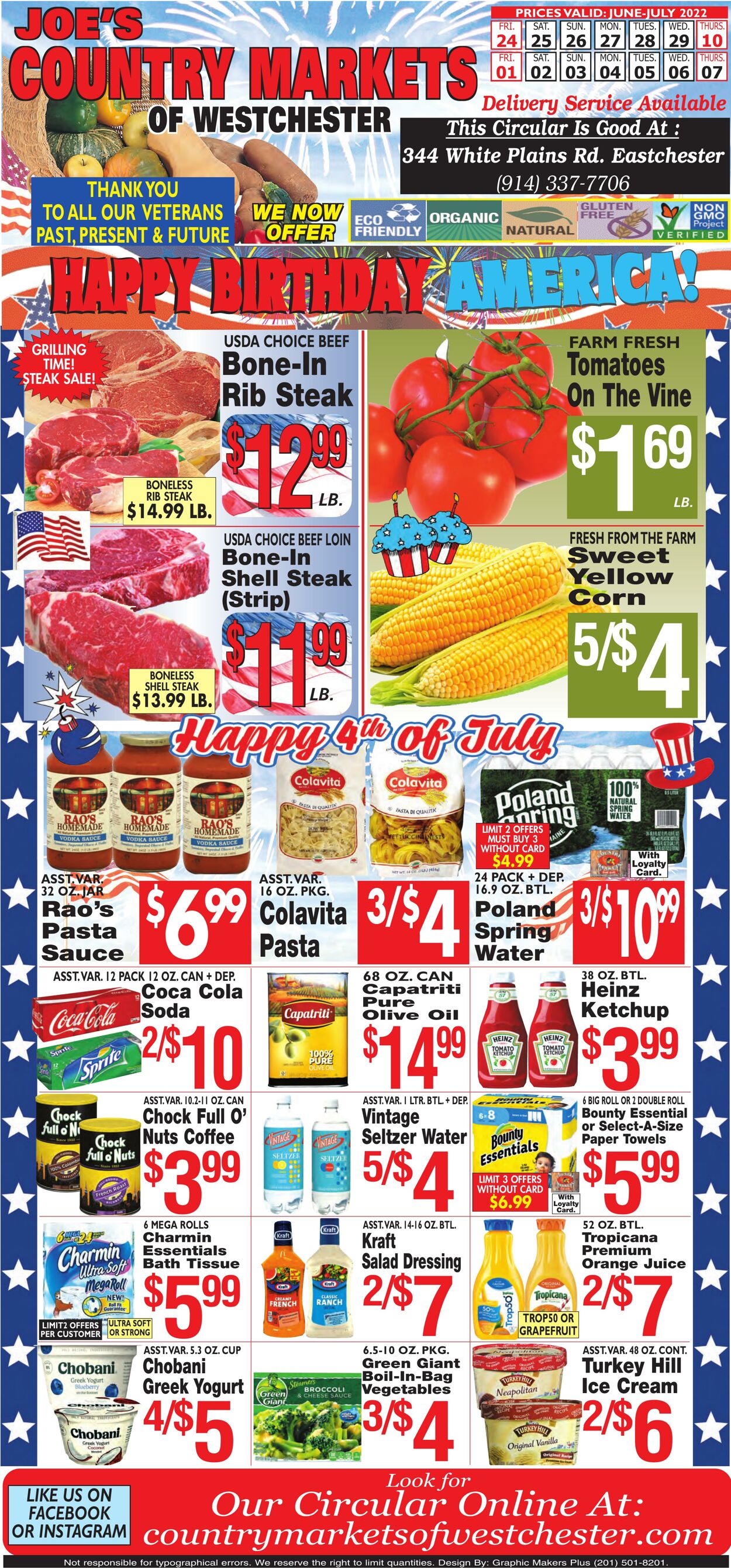 Weekly ad Country Markets of Westchester 06/24/2022 - 07/07/2022
