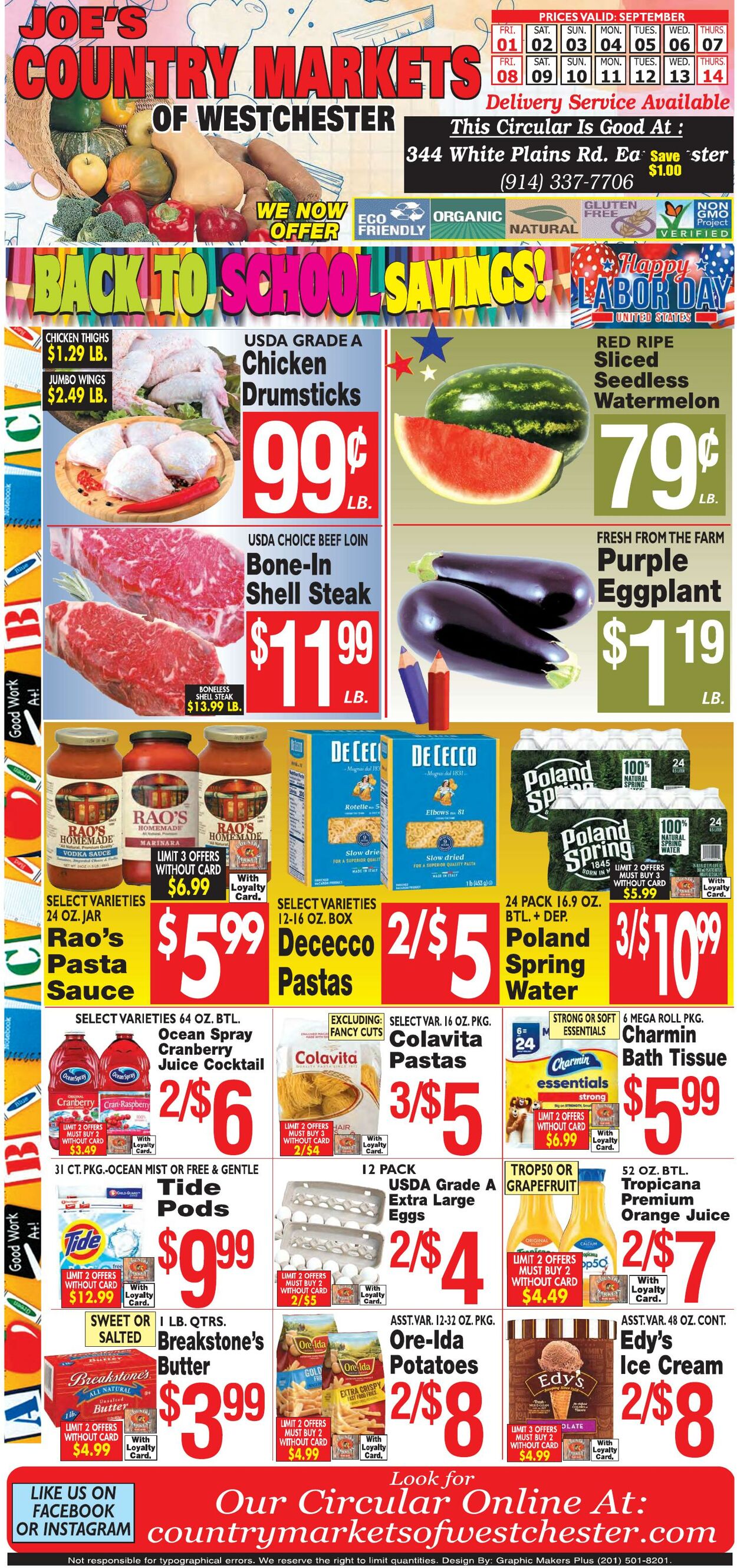 Weekly ad Country Markets of Westchester 08/25/2023 - 08/31/2023