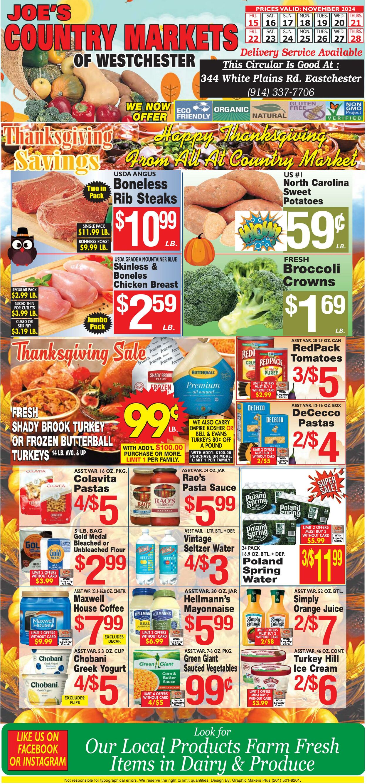 Weekly ad Country Markets of Westchester 11/15/2024 - 11/28/2024