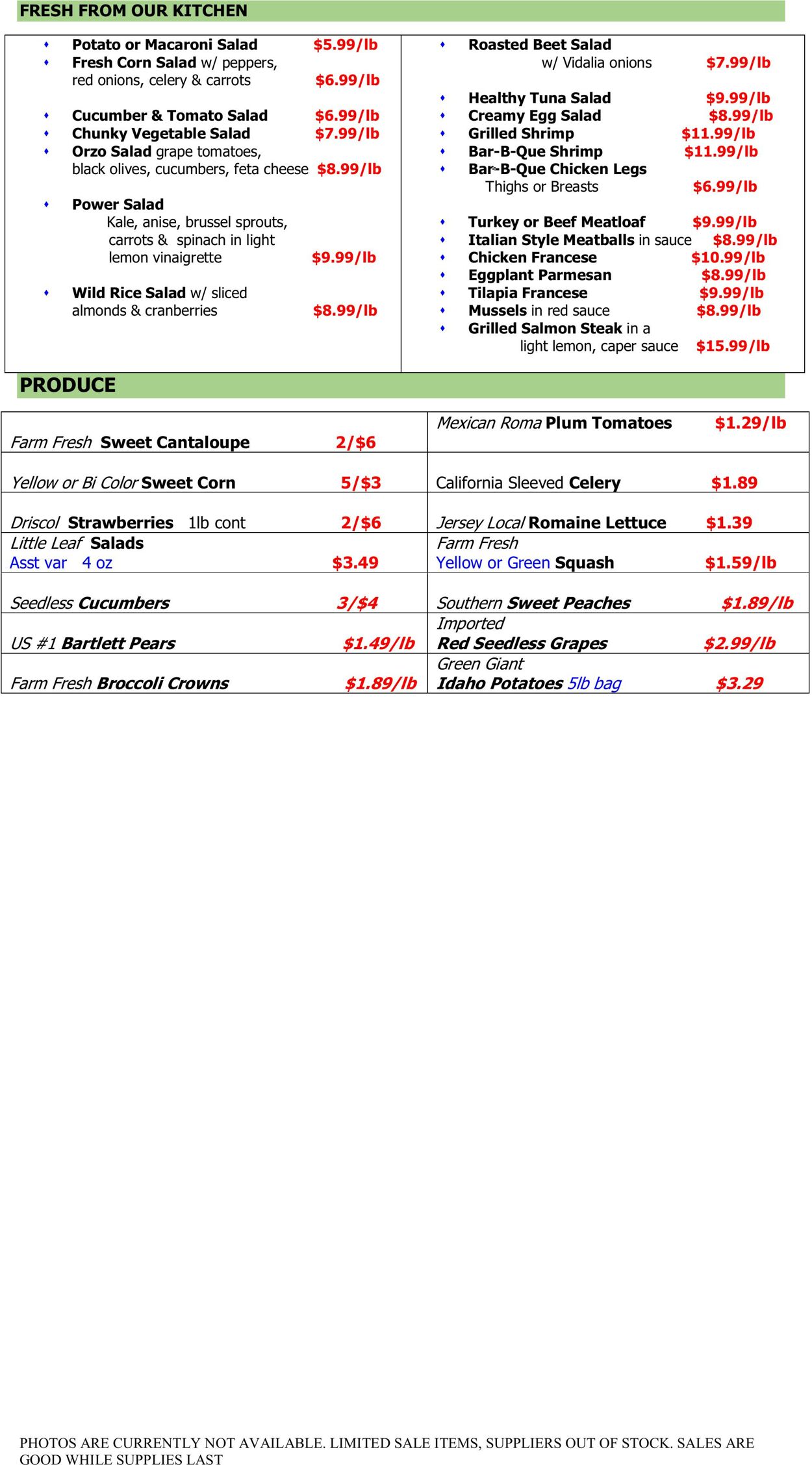 Weekly ad Country Markets of Westchester 06/06/2025 - 06/12/2025