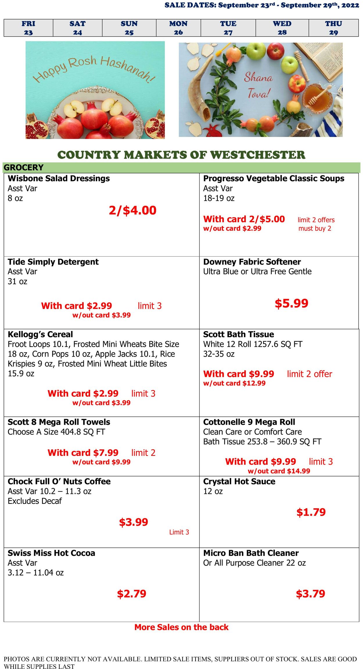 Country Markets of Westchester Promotional weekly ads