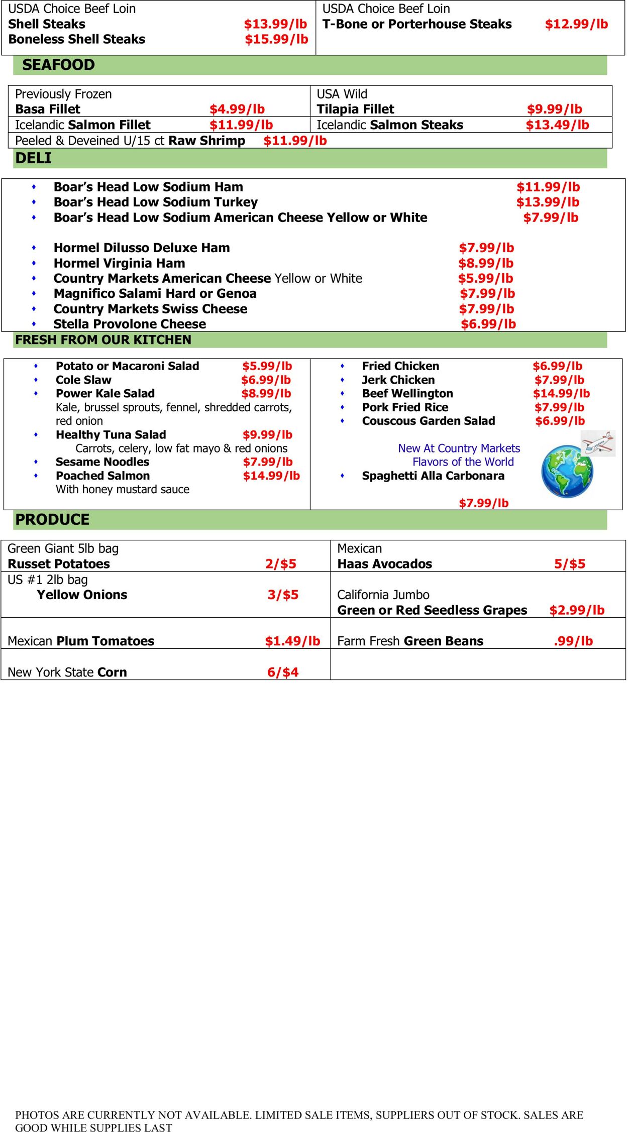 Weekly ad Country Markets of Westchester 09/05/2025 - 09/11/2025