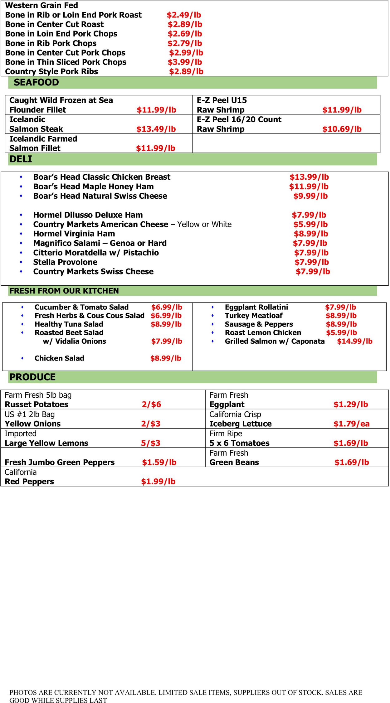 Weekly ad Country Markets of Westchester 10/03/2025 - 10/09/2025
