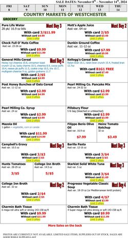 Weekly ad Country Markets of Westchester 07/12/2024 - 07/18/2024