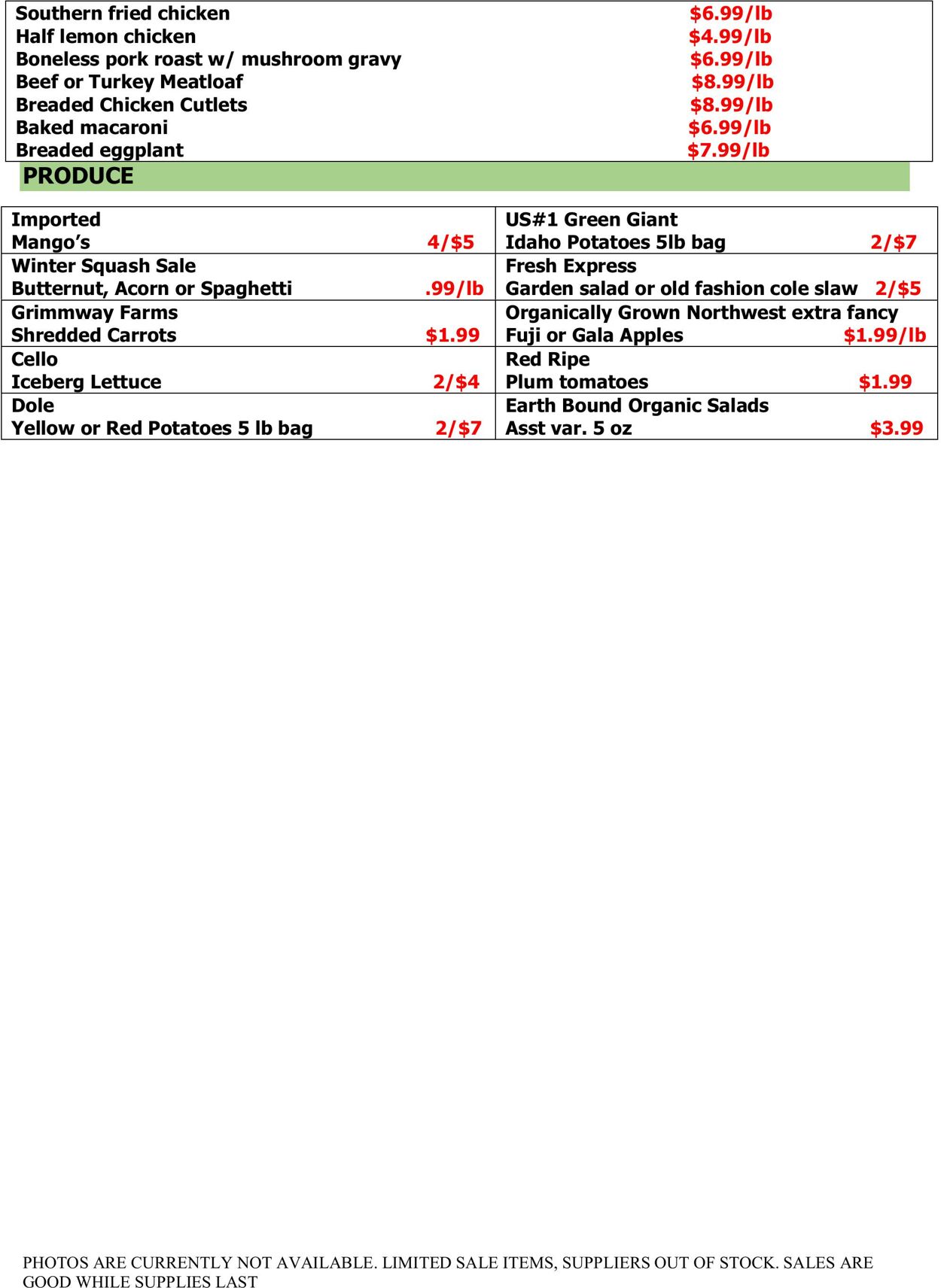 Weekly ad Country Markets of Westchester 01/03/2025 - 01/09/2025