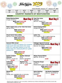 Weekly ad Country Markets of Westchester 11/29/2024 - 12/05/2024