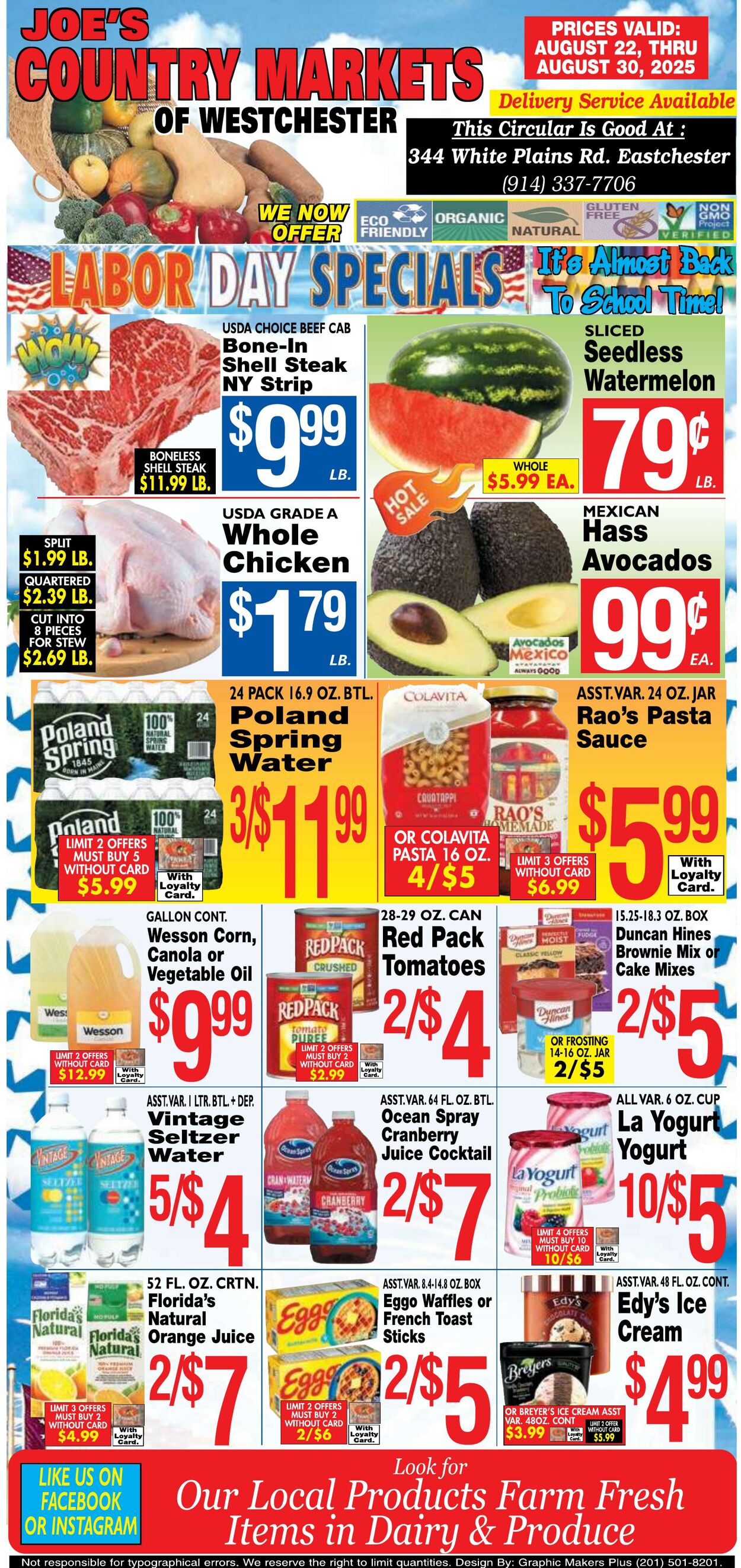 Weekly ad Country Markets of Westchester 08/22/2025 - 08/28/2025