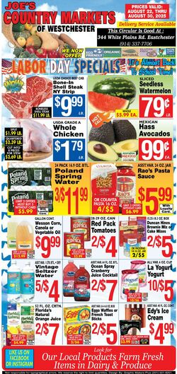 Weekly ad Country Markets of Westchester 08/22/2025 - 08/28/2025