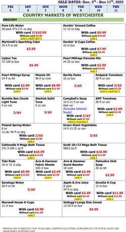 Weekly ad Country Markets of Westchester 12/05/2025 - 12/11/2025