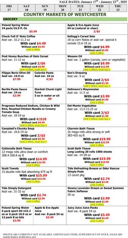 Weekly ad Country Markets of Westchester 09/23/2022 - 09/29/2022