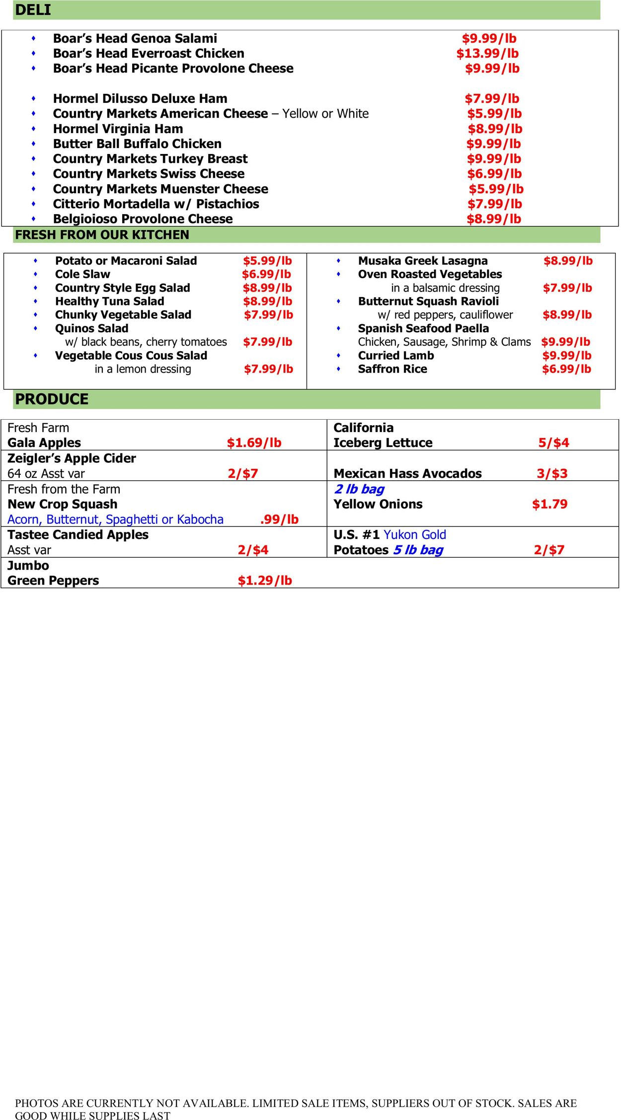 Weekly ad Country Markets of Westchester 09/26/2025 - 10/02/2025