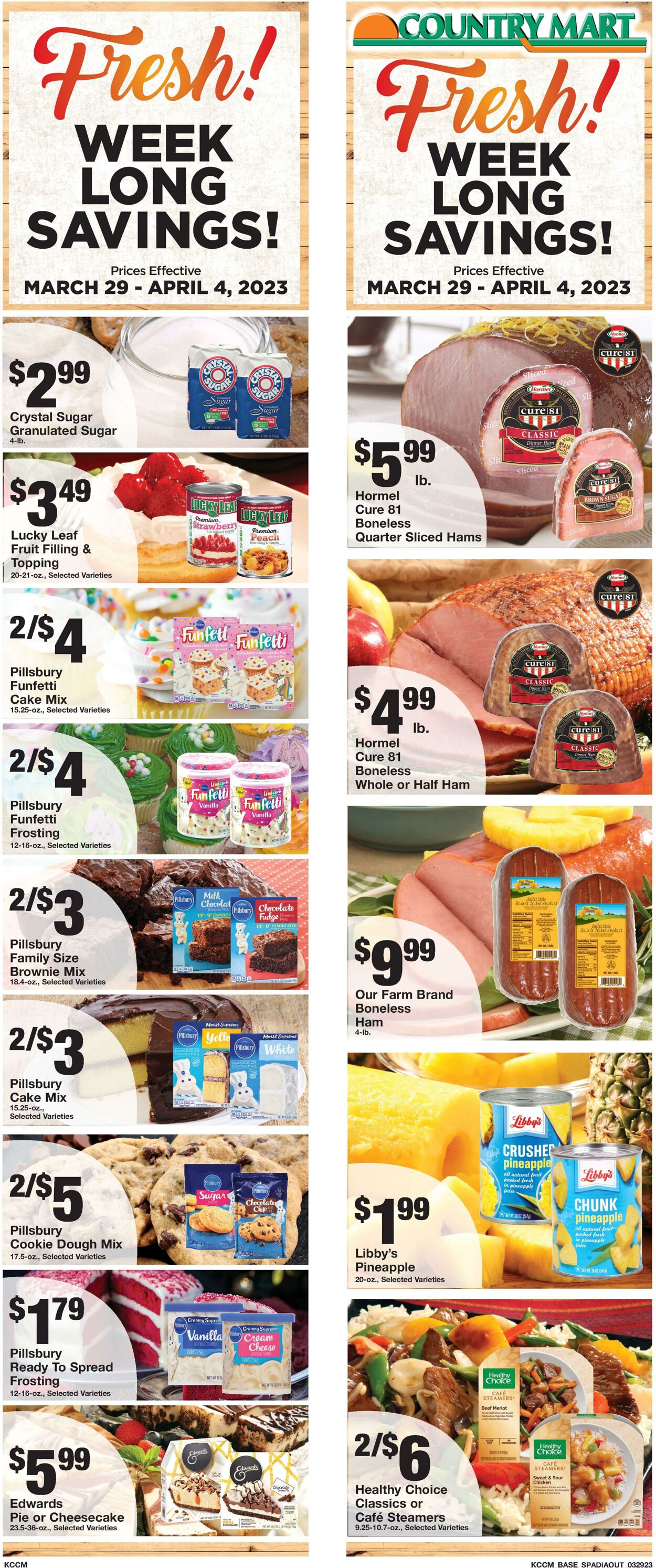 Weekly ad Country Mart 03/29/2023 - 04/04/2023
