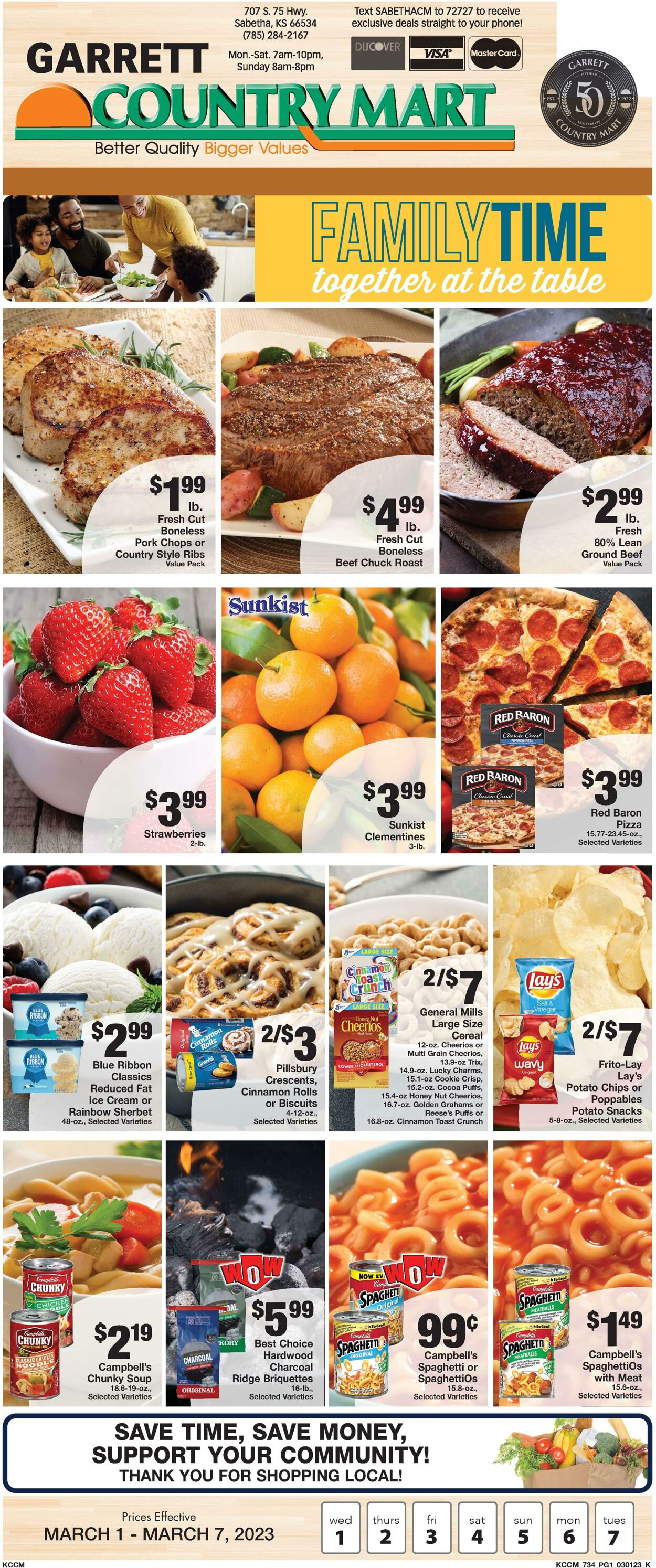 Weekly ad Country Mart 03/01/2023 - 03/07/2023