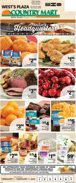 Weekly ad Country Mart 02/01/2023-02/07/2023