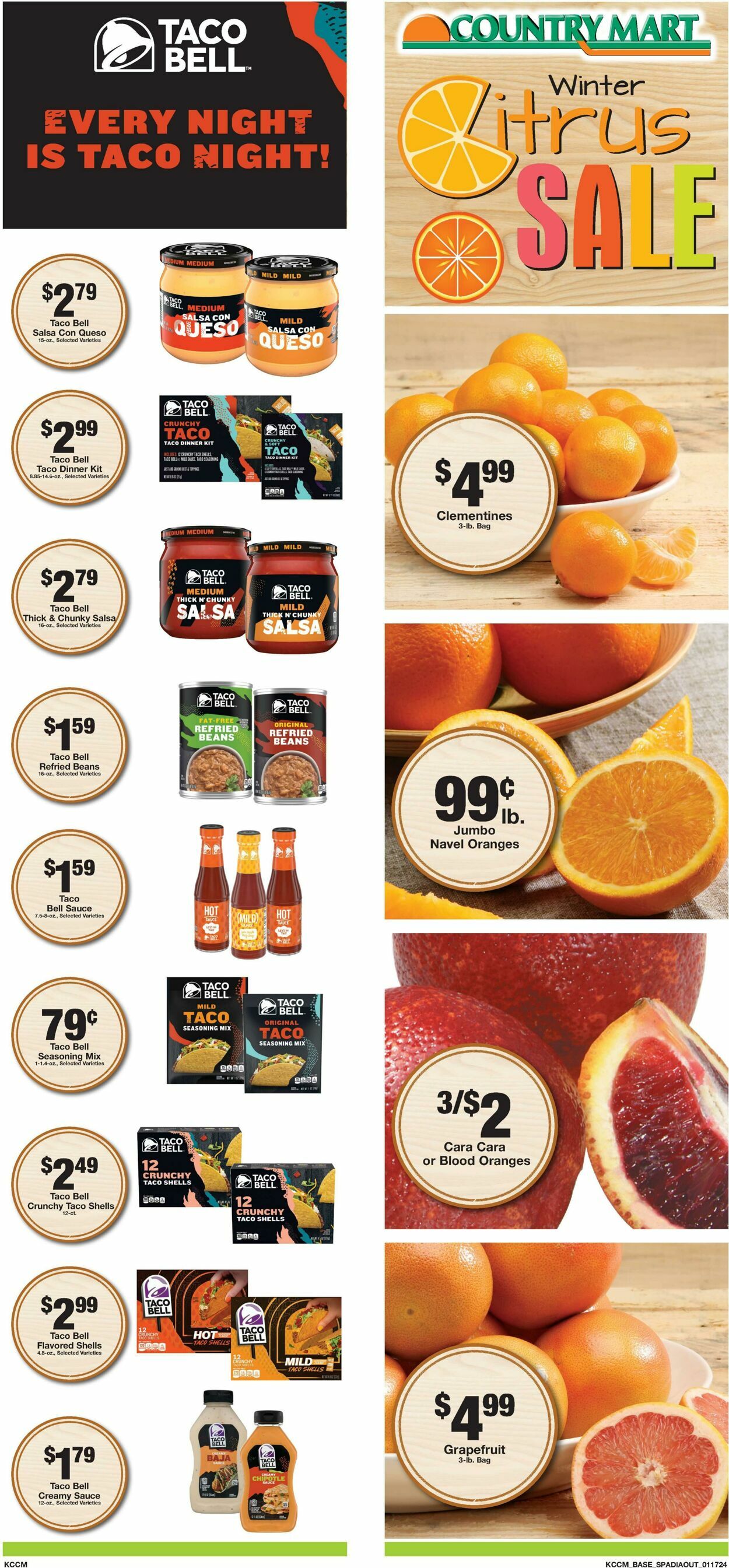 Weekly ad Country Mart 01/16/2024 - 01/22/2024