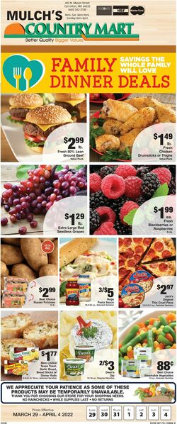 Weekly ad Country Mart 03/29/2022-04/04/2022