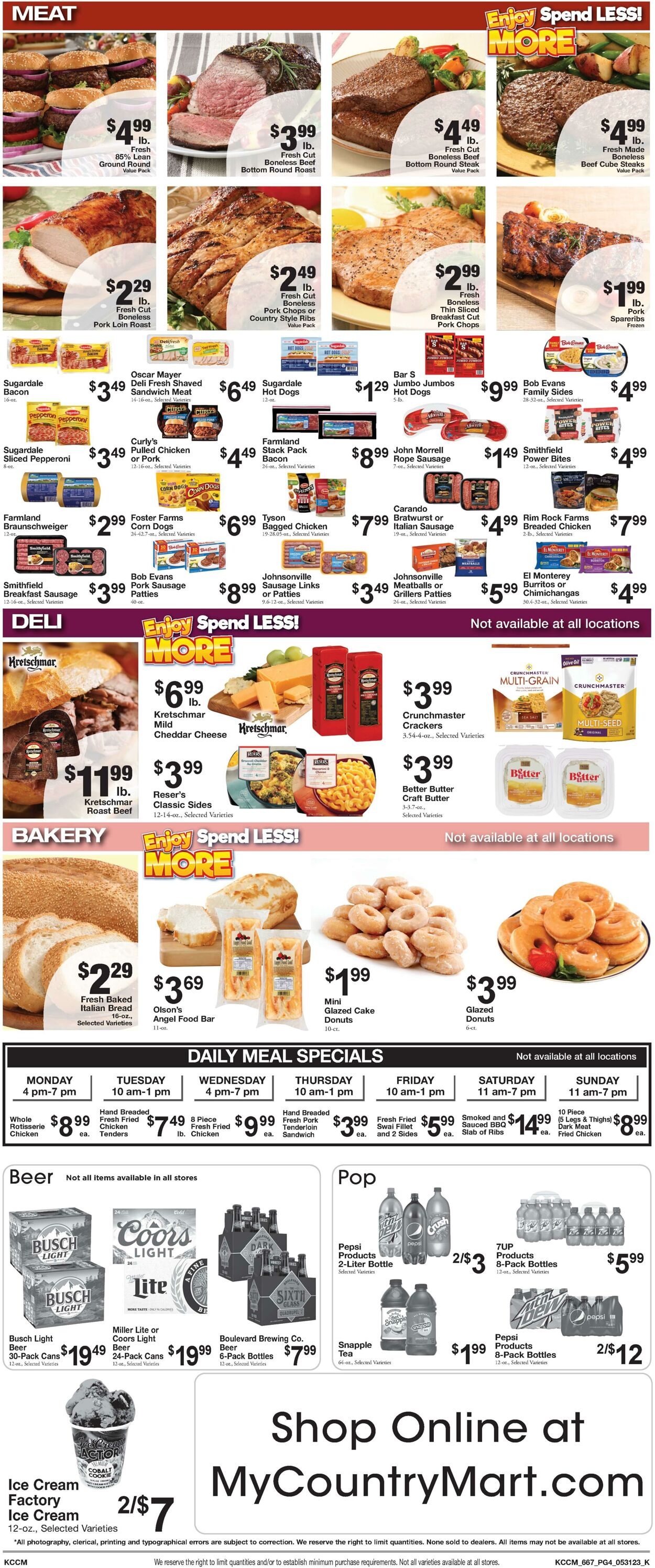 Weekly ad Country Mart 05/30/2023 - 06/05/2023