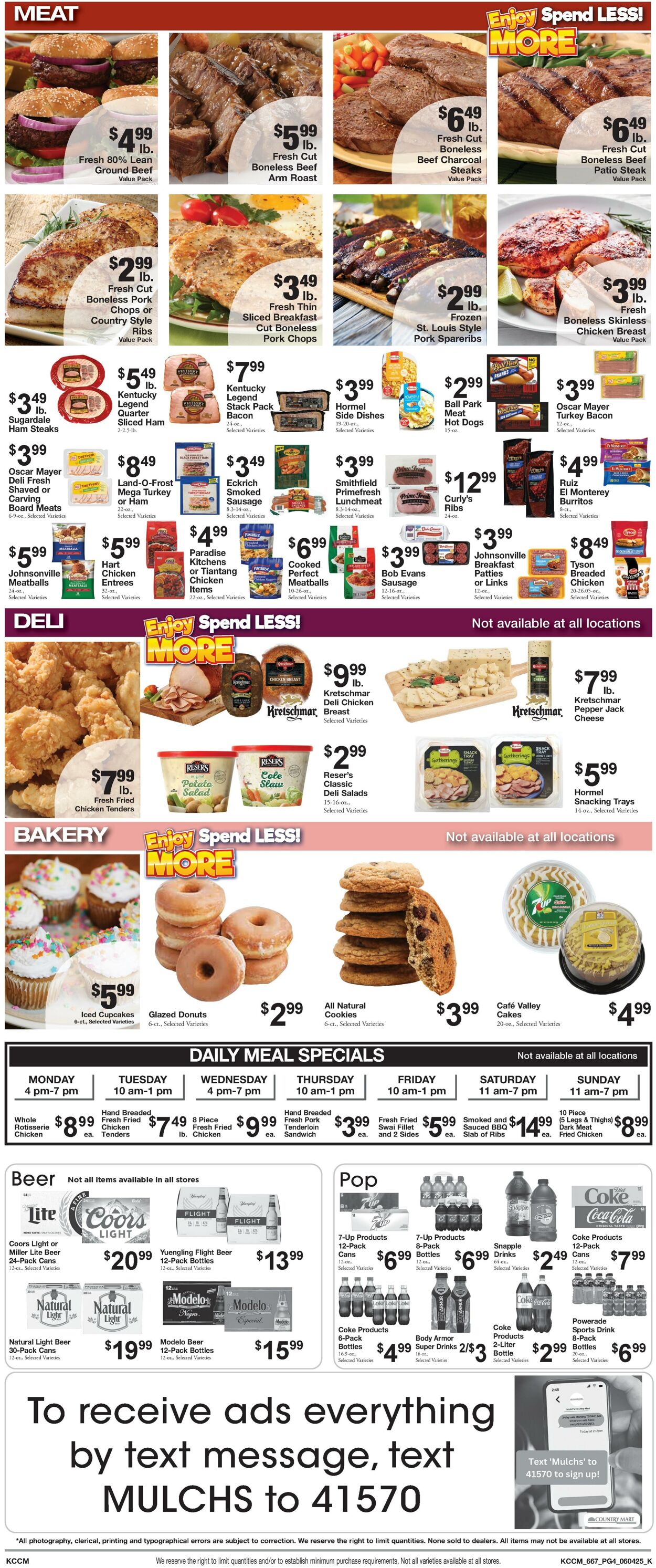Weekly ad Country Mart 06/03/2025 - 06/09/2025