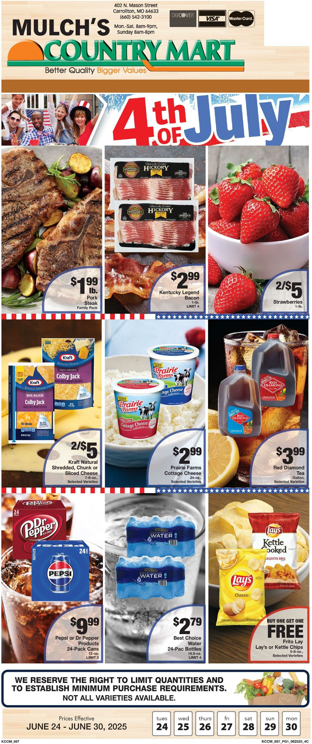 Weekly ad Country Mart 06/24/2025 - 06/30/2025