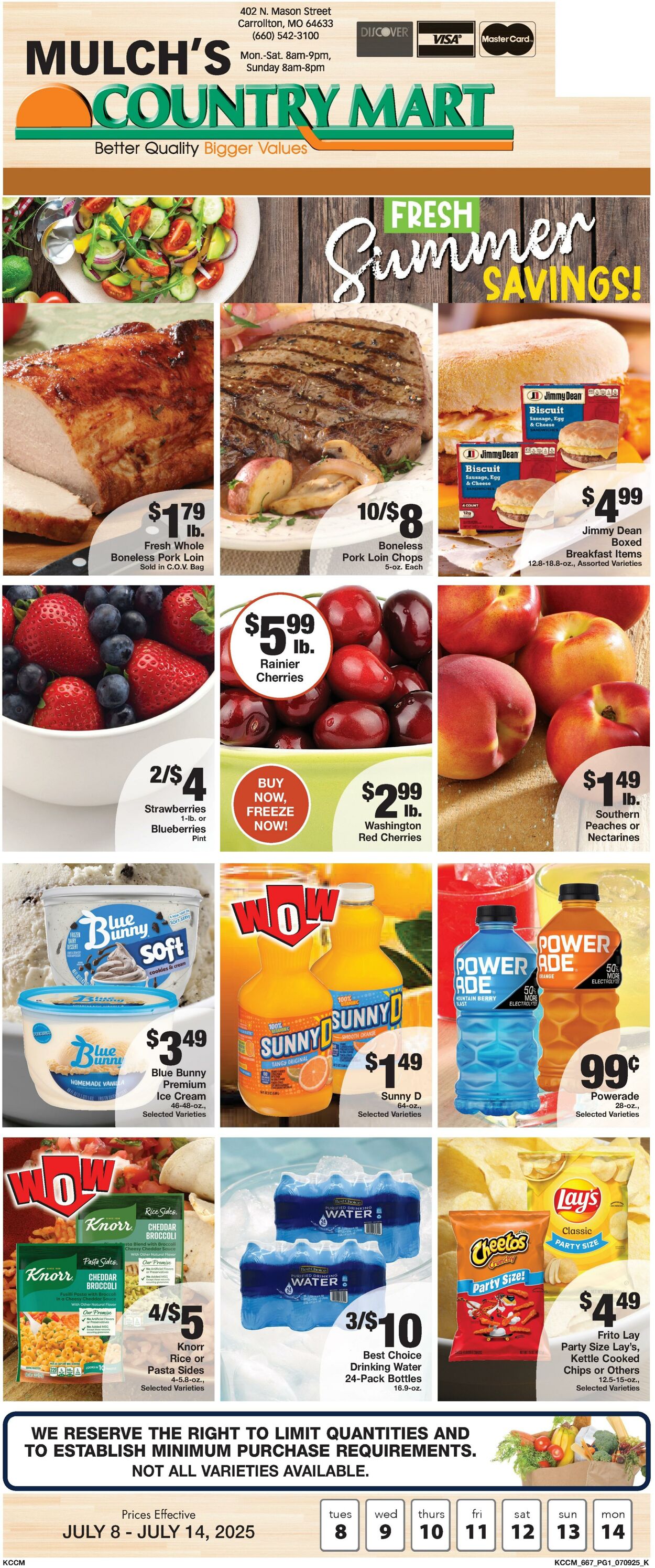 Weekly ad Country Mart 07/08/2025 - 07/14/2025