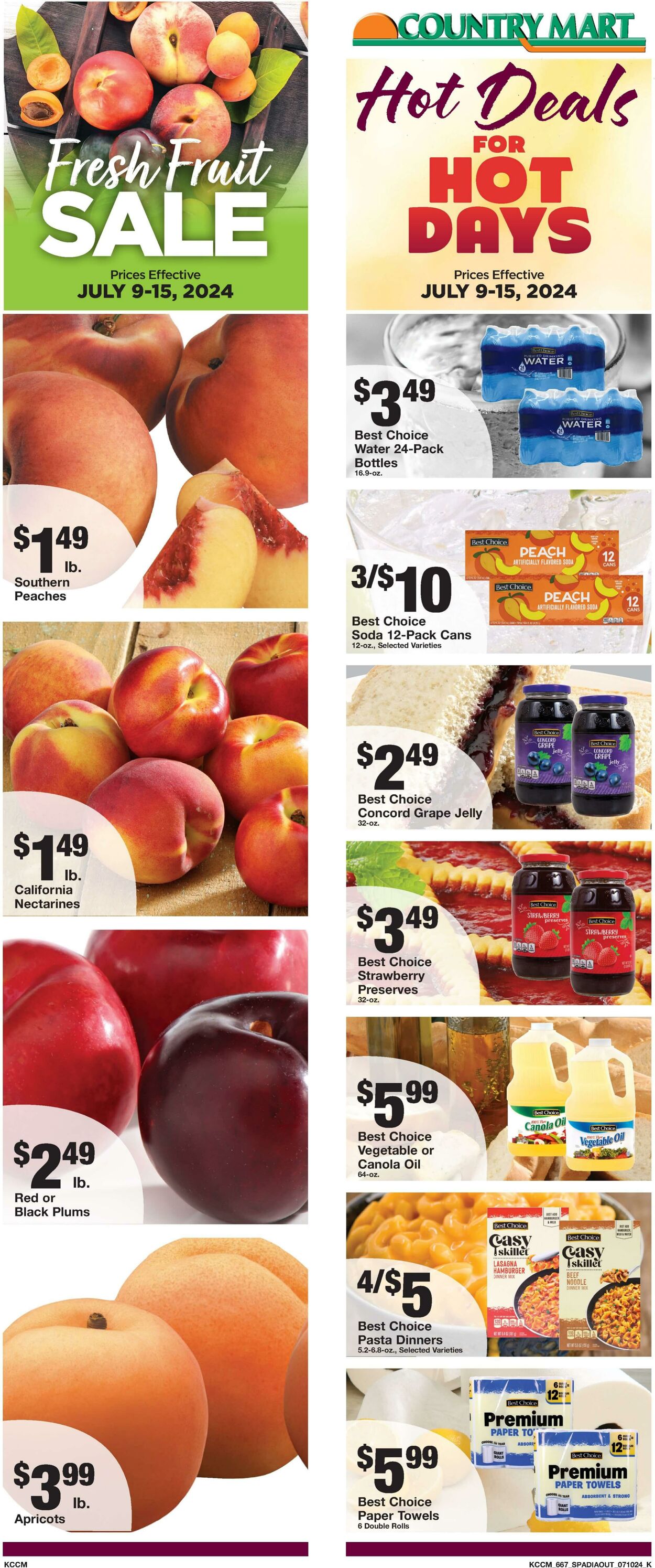 Weekly ad Country Mart 07/09/2024 - 07/15/2024