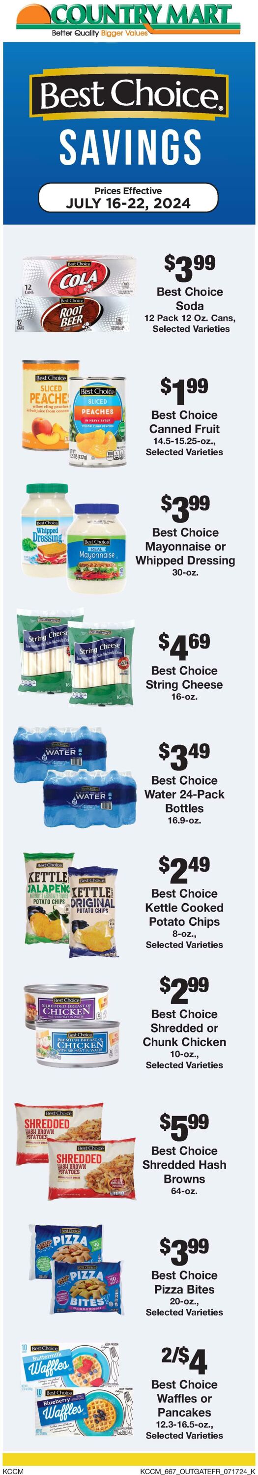 Weekly ad Country Mart 07/16/2024 - 07/22/2024