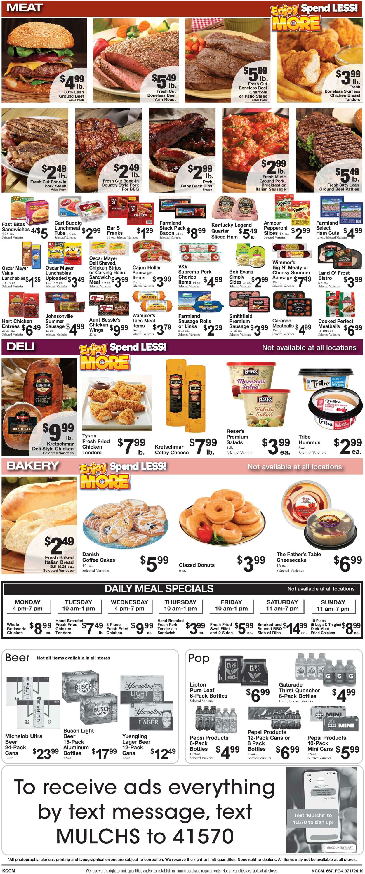 Weekly ad Country Mart 07/16/2024 - 07/22/2024