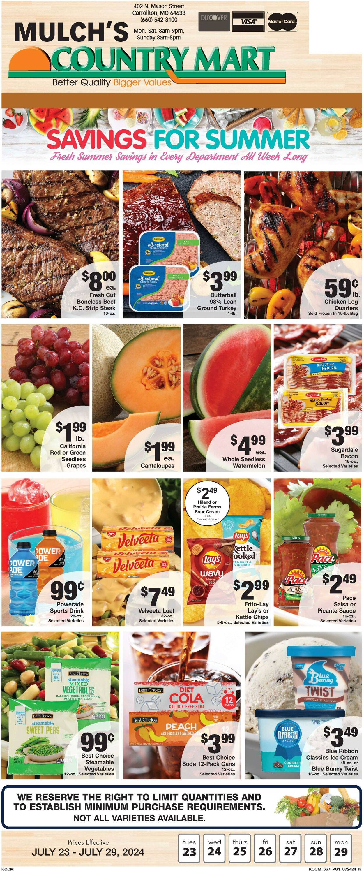 Country Mart Promotional weekly ads