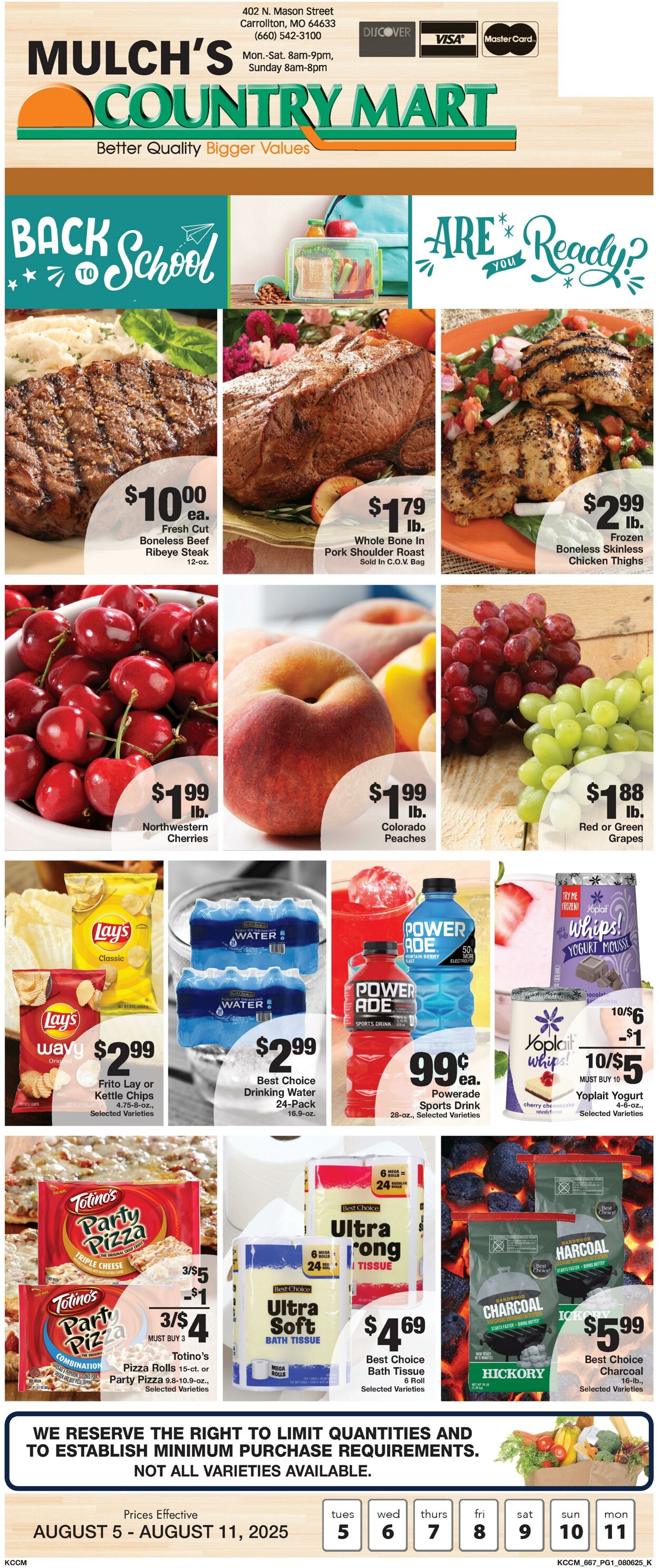 Weekly ad Country Mart 08/05/2025 - 08/11/2025
