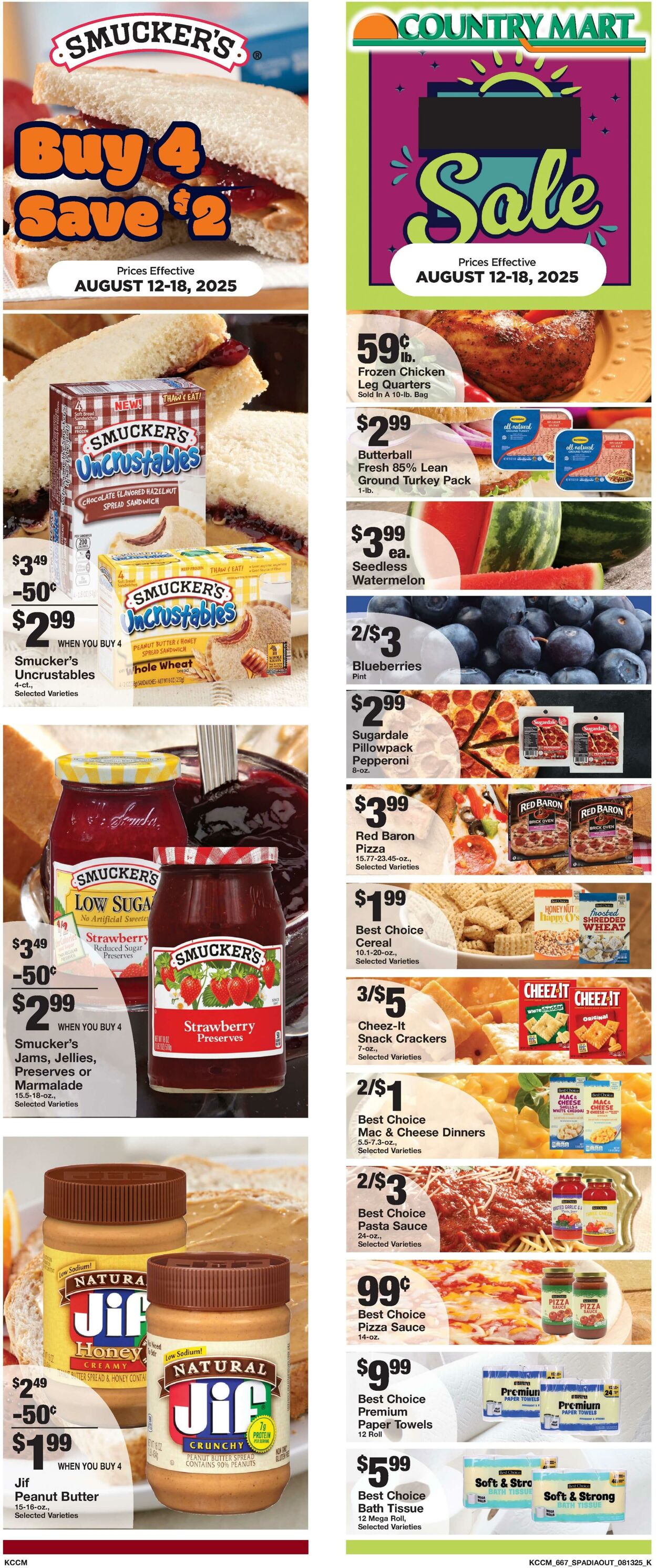 Weekly ad Country Mart 08/12/2025 - 08/18/2025