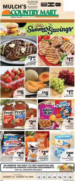 Weekly ad Country Mart 08/12/2025 - 08/18/2025
