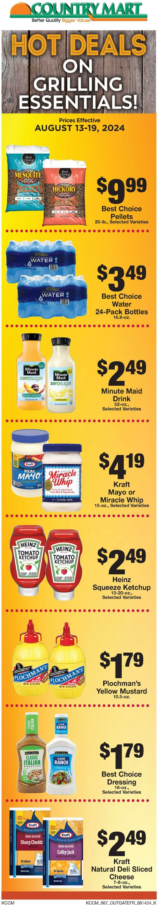 Weekly ad Country Mart 08/13/2024 - 08/19/2024