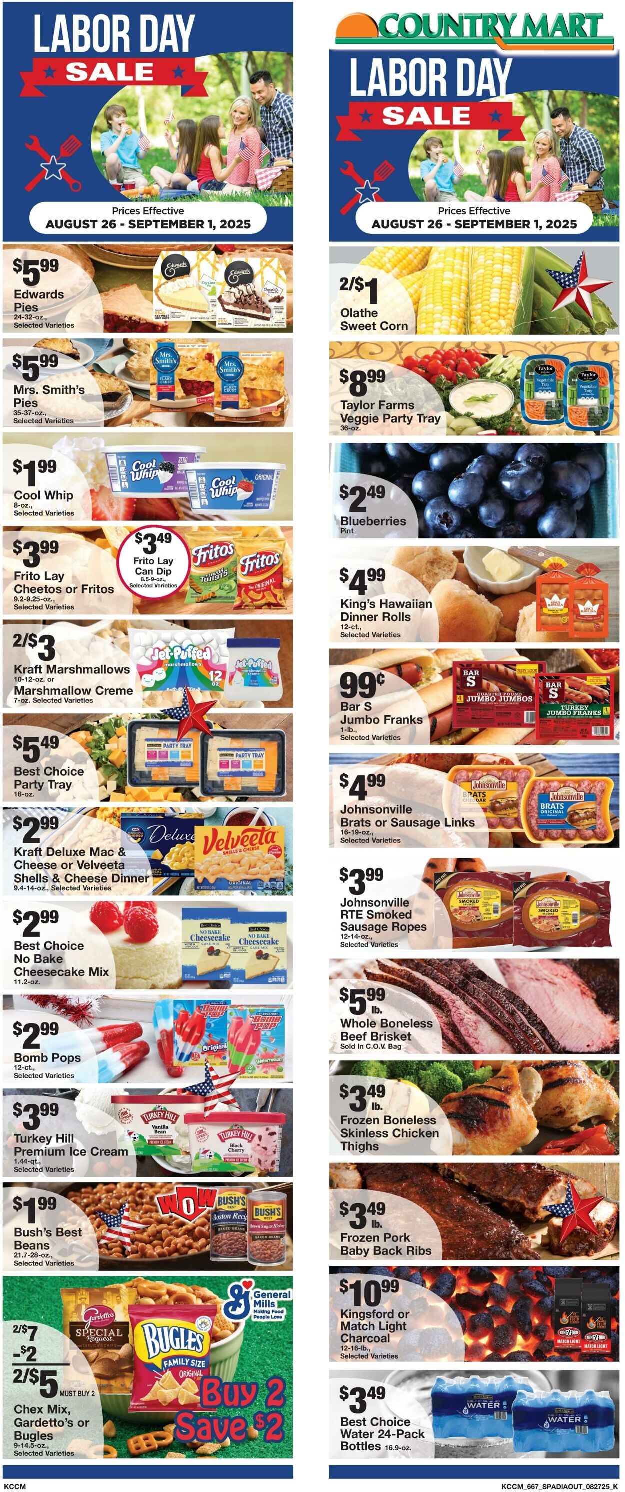 Weekly ad Country Mart 08/26/2025 - 09/01/2025