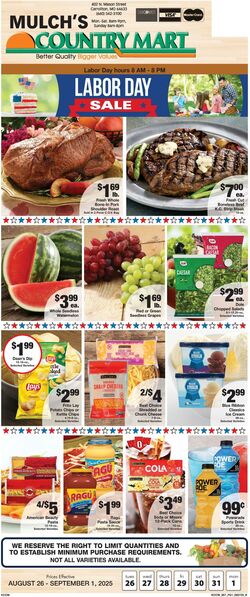 Weekly ad Country Mart 08/26/2025 - 09/01/2025